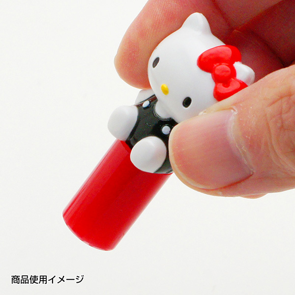 ハローキティ マスコット印鑑(メールパック) キティ 印面サイズ