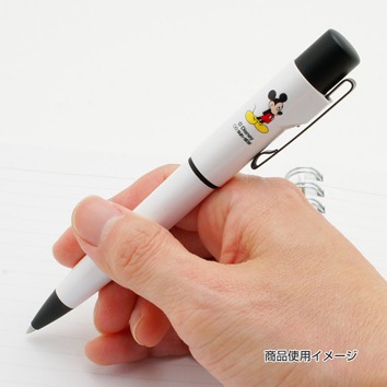 ミッキーマウス　タニエバー　スタンペンGノック式(既製品)　9mm丸浸透ネーム印(楷書体)