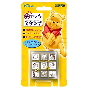 くまのプーさん ビバリー チェックスタンプ