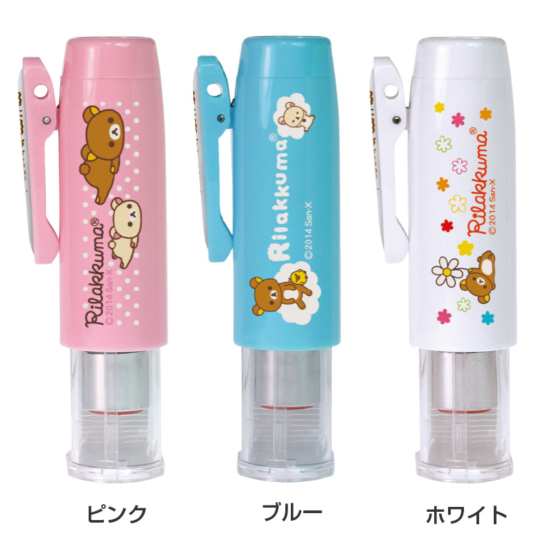 リラックマ タニエバー ネームGキャップレス 9mm丸浸透ネーム印(楷書体)