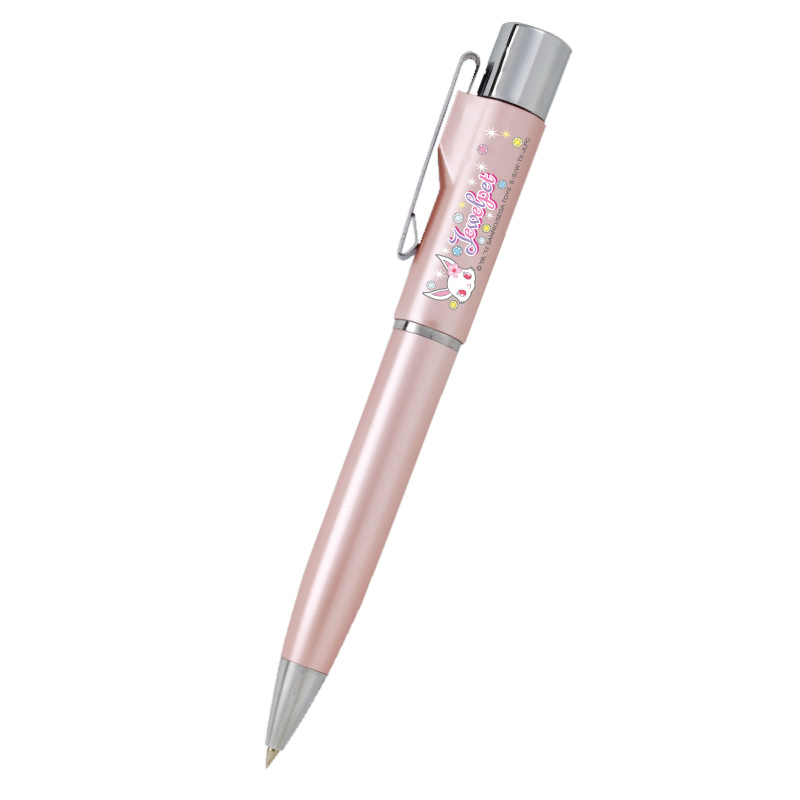 ジュエルペット タニエバー スタンペンgノック式 既製品 キャラクター 9mm丸浸透ネーム印 楷書体 きゃらポン