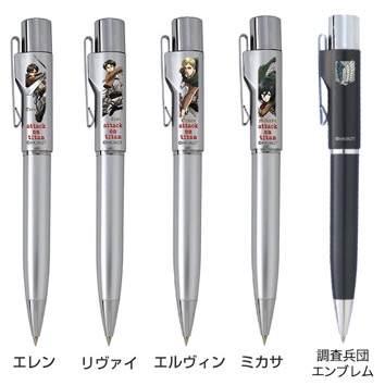 進撃の巨人 タニエバー スタンペンGノック式(既製品) 9mm丸浸透ネーム印(楷書体)