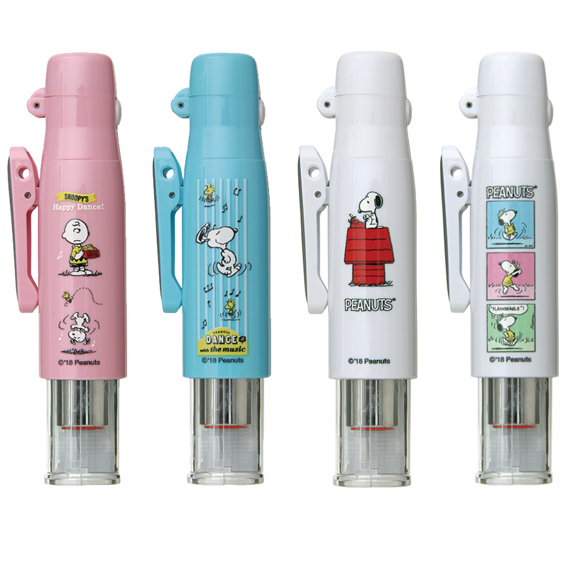 スヌーピー タニエバー ツインGKキャップレス(既製品) 9mm丸浸透ネーム印(楷書体)・10mm丸黒檀認印(古印体)